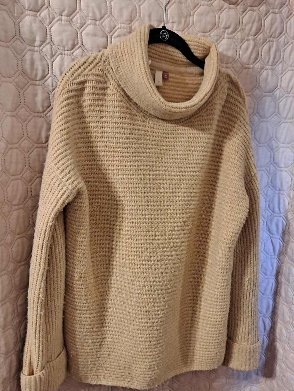 Anthropologie Pilcro Cozy Cream Turtleneck Sweater - Women Sz XS